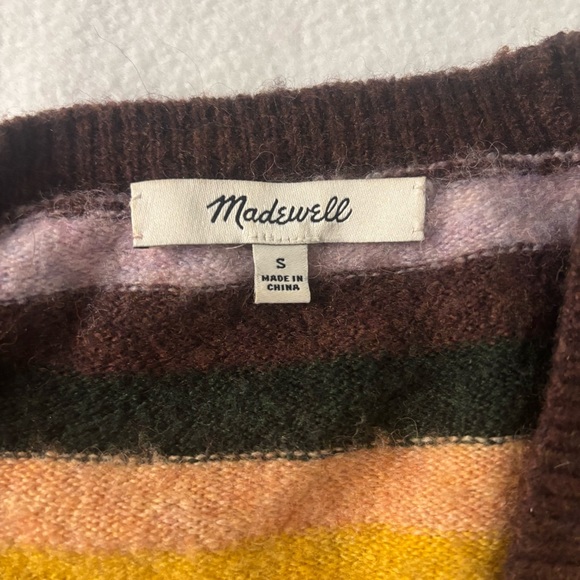 Madewell Soft Crossover Sweater Retro Stripe - Picture 8 of 8